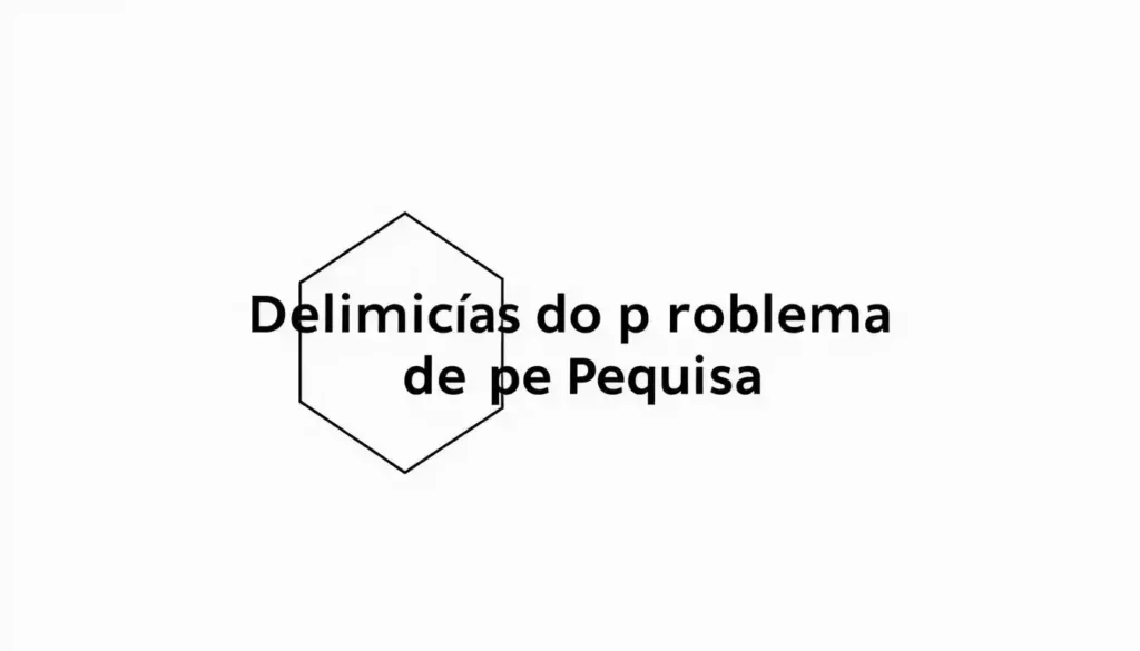 Como formular problema de pesquisa
