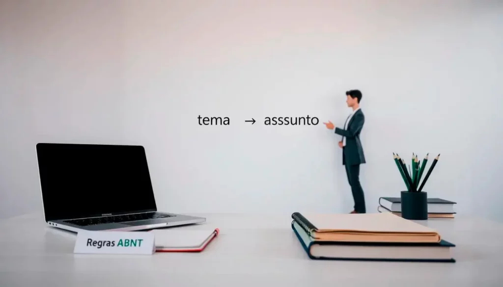 Diferença entre tema e assunto