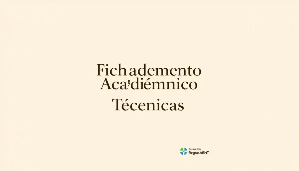 Fichamento acadêmico