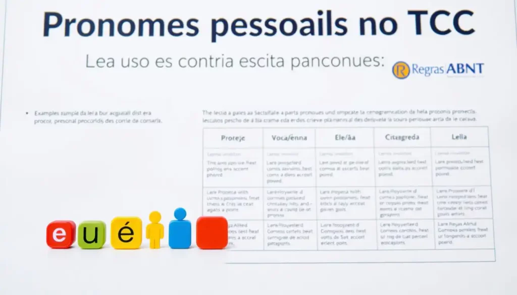 Pronomes pessoais TCC