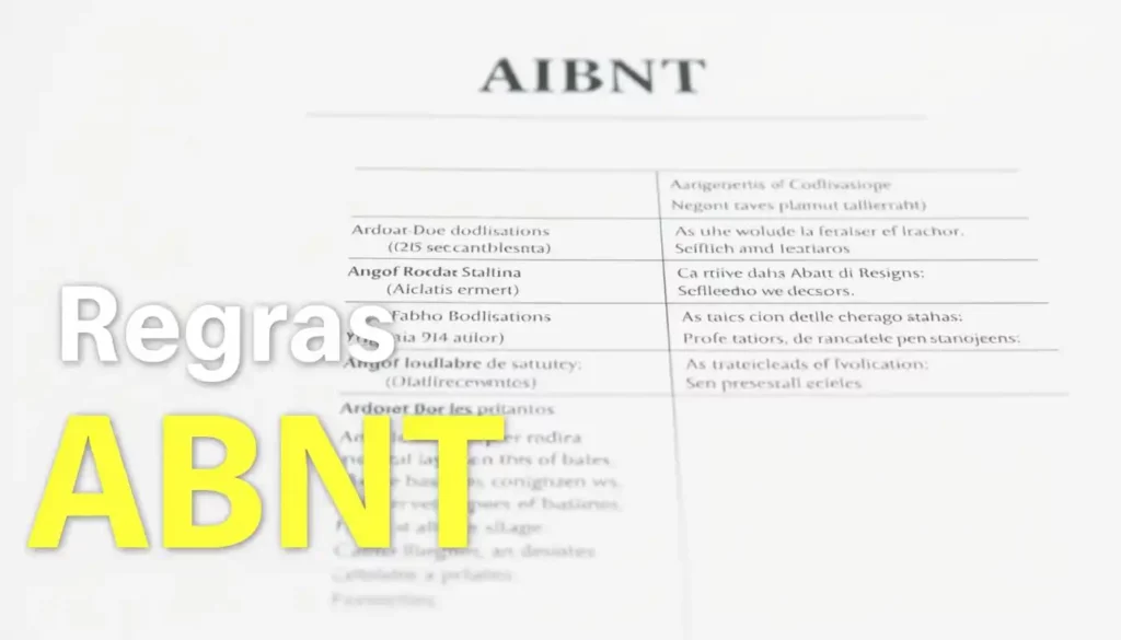Siglas ABNT