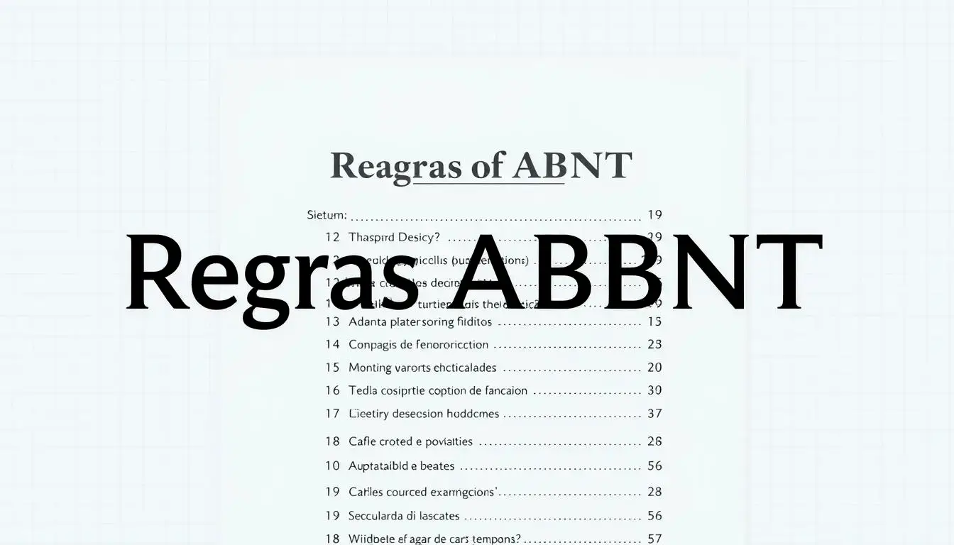 Sumário ABNT
