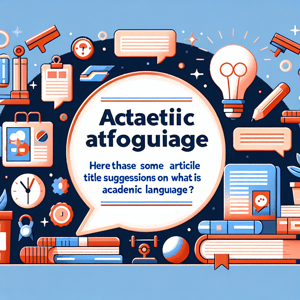 Claro! Aqui estão algumas sugestões de títulos de artigos sobre o que é linguagem acadêmica: