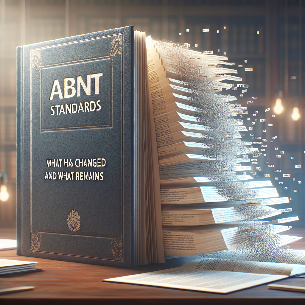 A Evolução das Normas ABNT: O Que Mudou e O Que Permanece