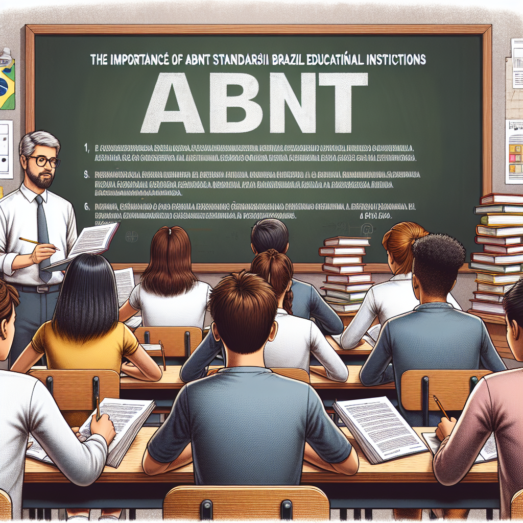A importância de Normas Abnt em instituições de ensino brasileiras
