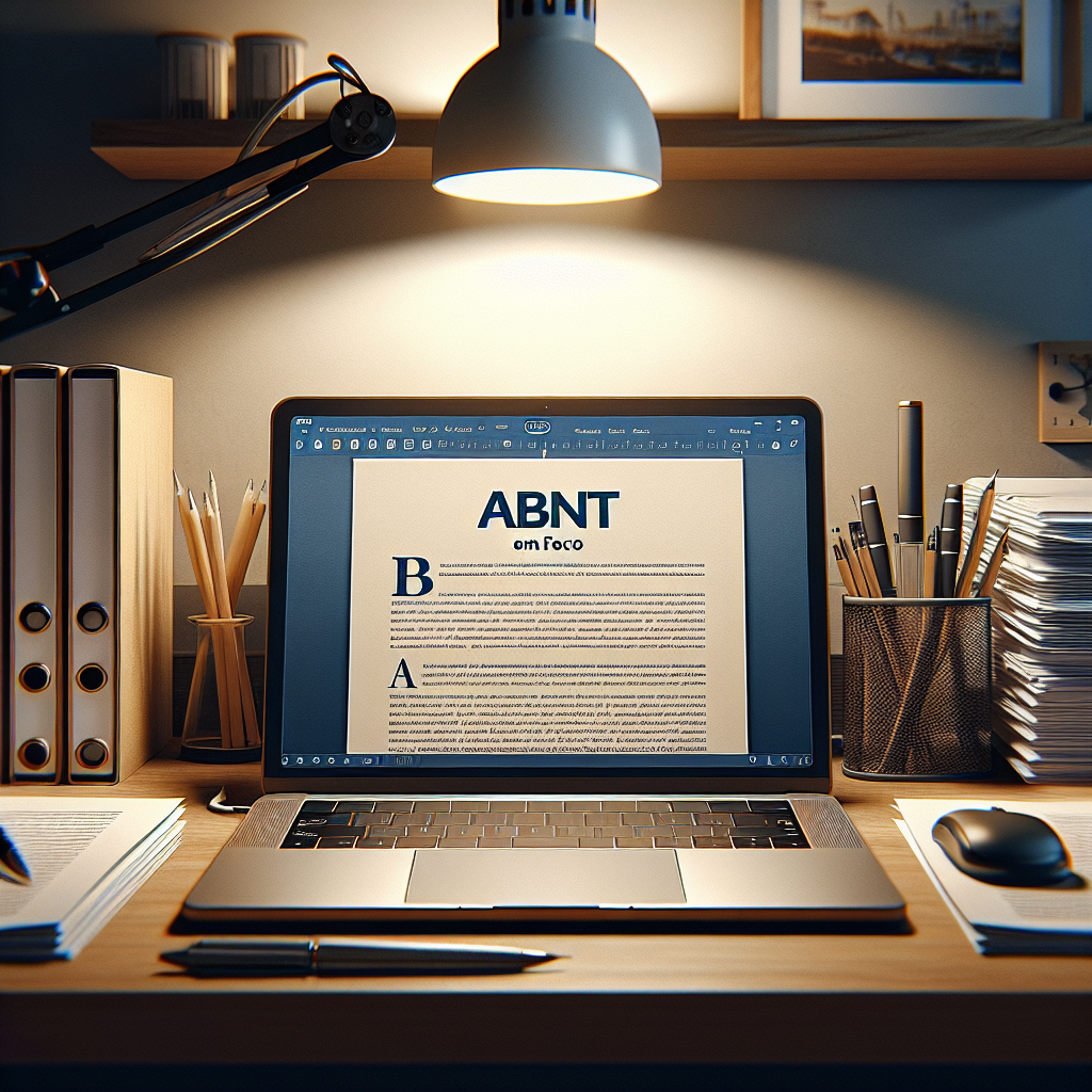 ABNT em Foco: Como Elaborar um Trabalho Acadêmico Perfeito