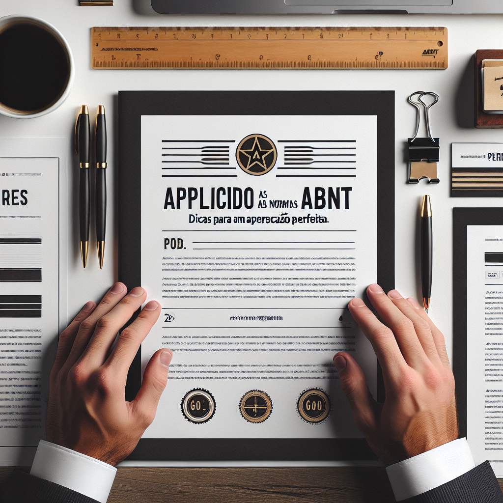 Aplicando as Normas ABNT: Dicas para uma Apresentação Perfeita