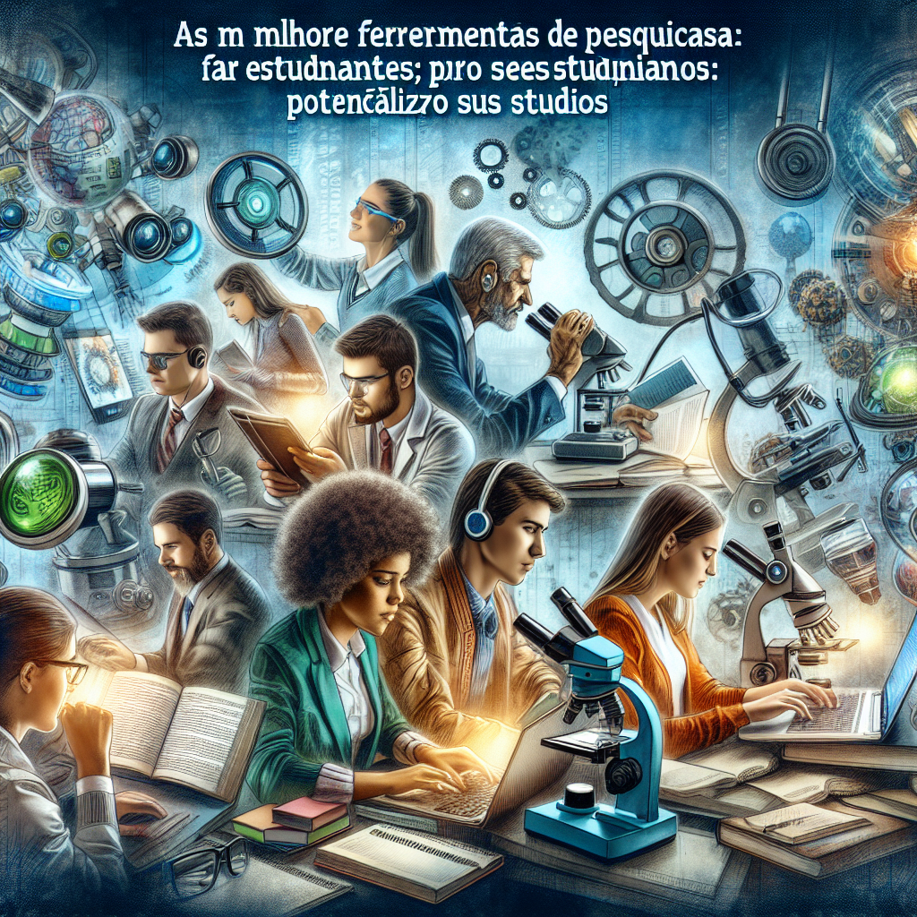 As Melhores Ferramentas de Pesquisa para Estudantes: Potencializando Seus Estudos