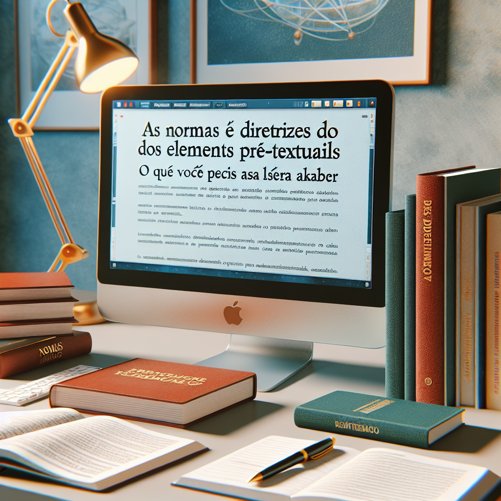 As Normas e Diretrizes dos Elementos Pré-Textuais: O Que Você Precisa Saber