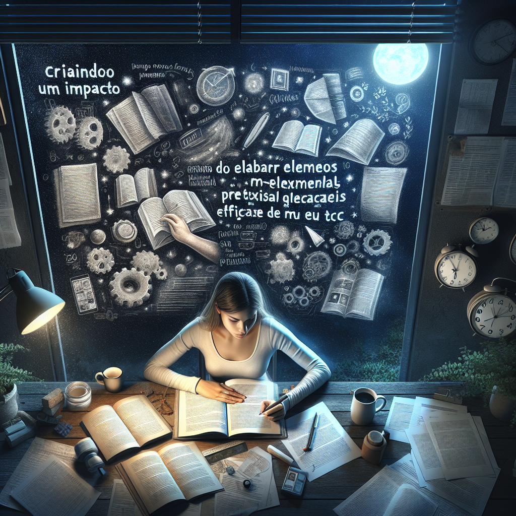 Criando um Impacto: Como Elaborar Elementos Pré-Textuais Eficazes em Seu TCC