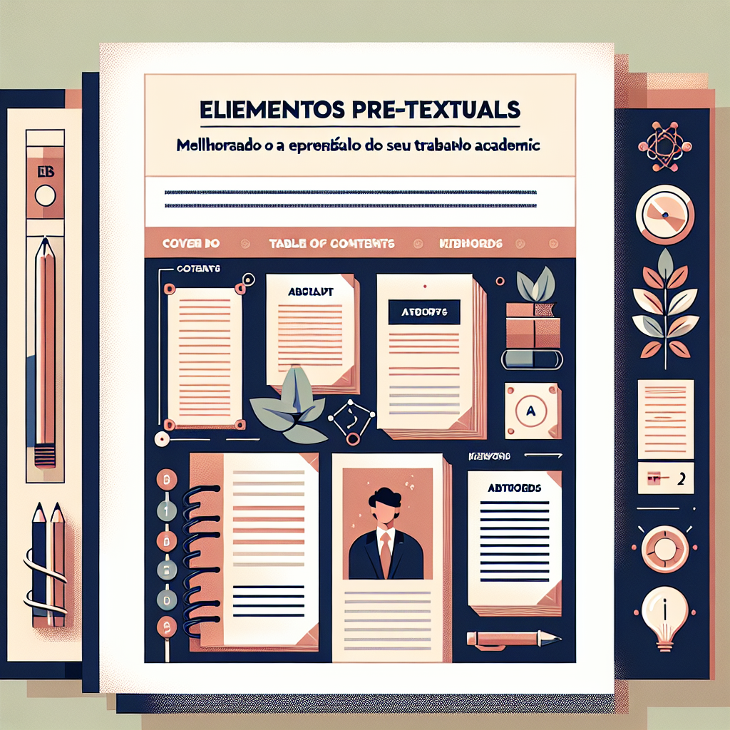 Elementos Pré-Textuais: Melhorando a Apresentação do Seu Trabalho Acadêmico