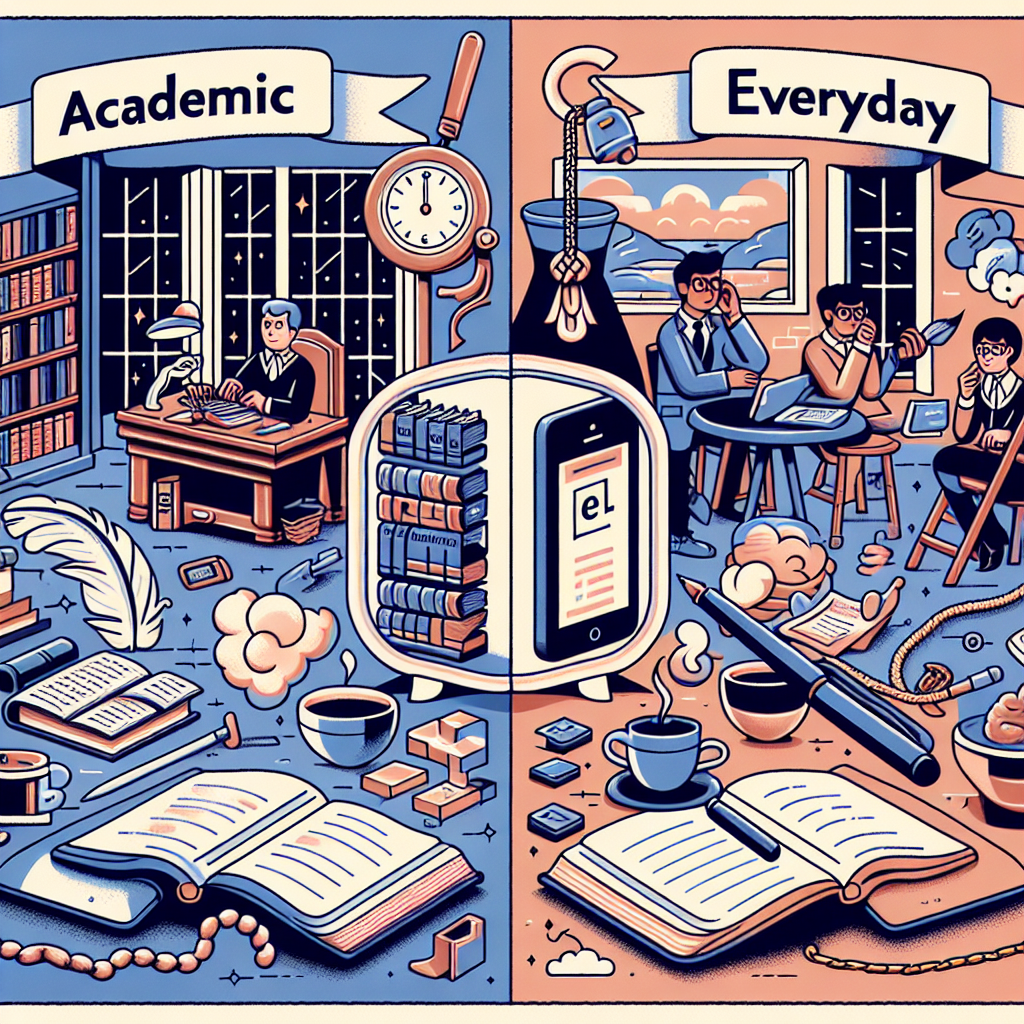 Linguagem Acadêmica vs. Linguagem Cotidiana: Diferenças e Desafios