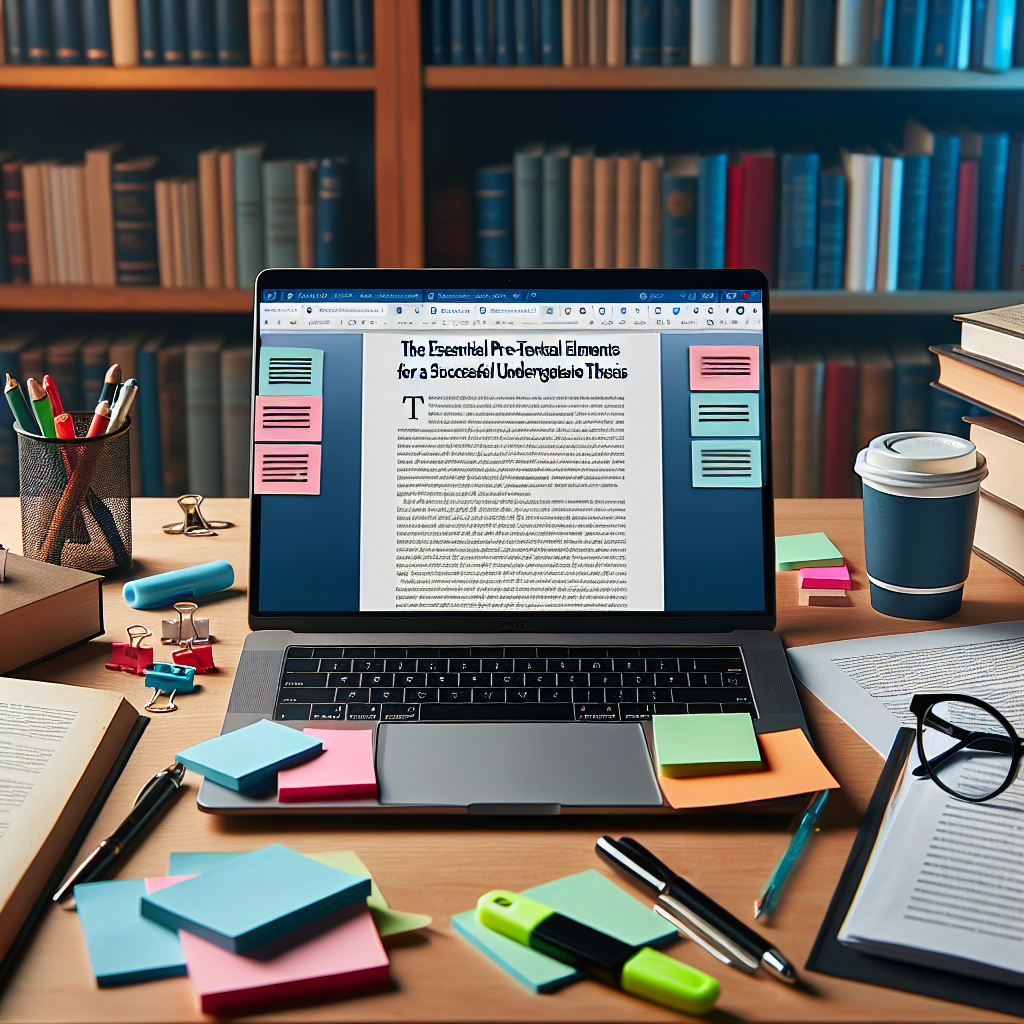 Os 5 Elementos Pré-Textuais Indispensáveis para um TCC de Sucesso